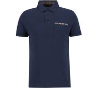 Barbour - Interlock-Poloshirt aus 100% Baumwolle - Premium Corpatch Tailored Polo Shirt Navy für Herren aus Baumwolle - Größe L - Navy blau Navy blau L