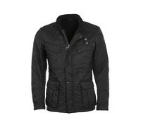Barbour International Ariel Polarquilt Jacket - Black - XL Raue Bikerjacke mit taillierter Passform Steppjacken