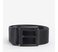 Barbour International Chester Webbed Belt - Black - L (107 cm) Schicker Stoffgürtel Gürtel und Hosenträger