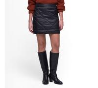 Barbour International Comet Quilted Mini Skirt - 18/46 Gesteppter schwarzer Rock Röcke und Hose