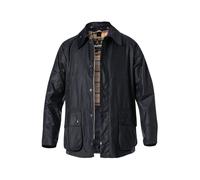 Barbour Herren Parka Jacke Bedale Wax Jacket MWX0018NY91, Einfarbig, Gr. Large (Herstellergröße: 42), Blau (Navy 000)