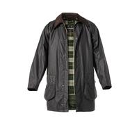 Barbour Jacke Herren Umlegekragen Baumwolle grün, 42