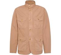 Barbour Fieldjacket Herren Stehkragen Baumwolle beige, XL