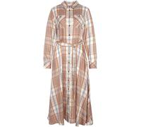 Barbour Karokleid Marianne Winter White Smoke Tartan (Größe: 14) 40 beige