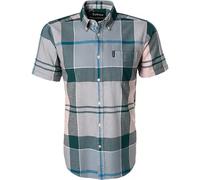 Barbour Kurzarmhemd Herren Baumwolle-Leinen pink, S