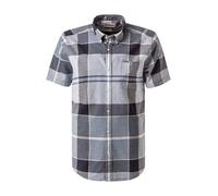 Barbour Kurzarmhemd Herren Kurzarm Baumwolle-Leinen blau, L