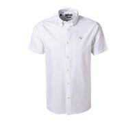 Barbour Kurzarmhemd Herren Kurzarm Baumwolle weiß, M