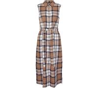 Barbour Midikleid Caroline Primrose Hessian Tartan (Größe: 10) 36 beige
