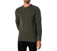 Barbour Pullover MKN0844 Harren Rundhalsausschnitt Dunkelgrün Größe L
