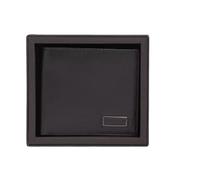 Barbour MLG0065-BK111 International Ariel Leather Wallet Black Iron, Schwarz , Taglia Unica, Casual