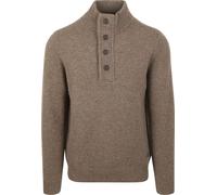 Barbour Mocker Pullover aus Wolle in Taupe - Größe XL Taupe XL