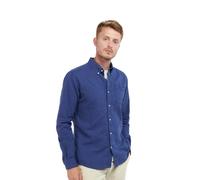 Barbour Nelson Tailored Shirt - Indigo - XXL Sommerhemd mit langen Ärmeln Leinenhemden