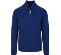 Barbour Newtown Half Zip Pullover Wolle Ink Blue - Größe XXL Dunkelblau XXL