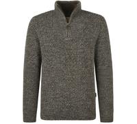 Barbour NewTyne Zip Pullover Wool Dunkelgrün - Größe L Grün L