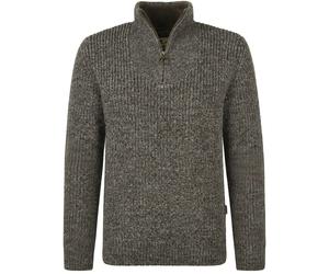 Barbour NewTyne Zip Pullover Wool Dunkelgrün - Größe M Grün M