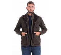 Barbour Ogston Wax-Jacket Wachsjacke Herren Olive grün - L