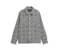 BARBOUR Overshirt GLENCHECK ALDERNEY creme | L
