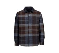 Barbour Overshirt Herren Langarm Kent-Kragen Fleece blau, L
