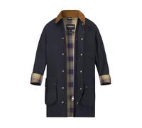 Barbour Parka Herren Umlegekragen Baumwolle blau, L