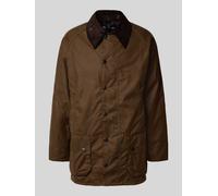 Barbour Parka mit Pattentaschen Modell 'BEAUFORT' in Mittelbraun, Größe 44