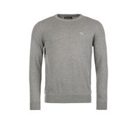 Barbour Pima Cotton Crew Neck Sweater - Grey - L Feiner Pullover aus Pima Baumwolle Leichte Pullover