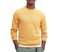 Barbour Pima Cotton Crew Neck Sweater - Honey Gold - S Feiner Pullover aus Pima-Baumwolle Leichte Pullover