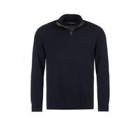 Barbour Pima Cotton Half Zip Sweater - Navy - M Baumwollpullover mit Verschluss Pullover mit Reißverschluss