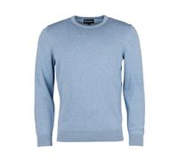 Barbour Regular Fit Strickpullover aus reiner Baumwolle Modell 'PIMA' in Hellblau, Größe XL