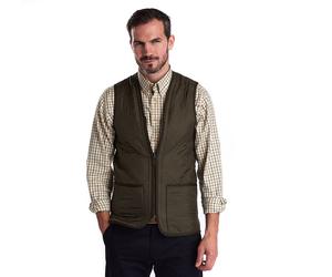 Barbour Polarquilt Zip-In Liner - Olive - 46 / XXL Gesteppte Thermoweste für Jacken Isoliereinlagen