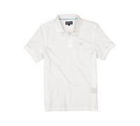 Barbour Polo-Shirt Herren Slim Fit Kurzarm Baumwoll-Piqué weiß, 3XL