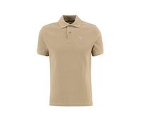 Barbour Regular Fit Poloshirt aus reiner Baumwolle in Stein, Größe S