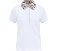 Barbour Poloshirt Malvern White/Hessian (Größe: 18) 44 weiß