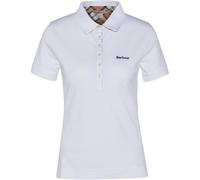 Barbour Poloshirt Portsdown White/Hessian (Größe: 14) 40 weiß