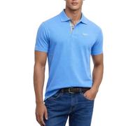 Barbour Poloshirt Tartan Piqhe Herren Delft Blue XL, Delfts Blau