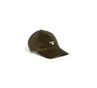 Barbour Preston Cord Baseballkappe für Herren, Olivgrün