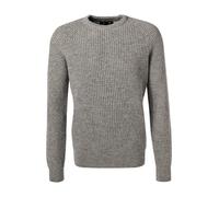Barbour Pullover Herren Regular Fit Rundhals Wolle grau, XL