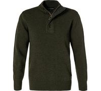 Barbour Pullover Herren Regular Fit Wolle grün, S