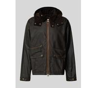 Barbour Regular Fit Parka aus gewachster Baumwolle Modell 'RE-ENIGNEERED' in Oliv, Größe XXL