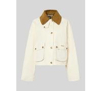 Barbour Regular Fit Parka aus reiner Baumwolle in Offwhite, Größe 38