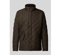 Barbour Regular Fit Steppjacke mit Pattentaschen Modell 'POWELL' in Oliv, Größe XL