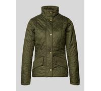 Barbour Regular Fit Steppjacke mit Stehkragen Modell 'FLYWEIGHT' in Oliv, Größe 36