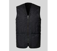 Barbour Regular Fit Steppweste mit warmen Innenfleece in Black, Größe L