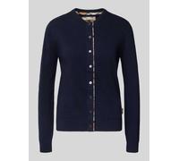 Barbour Regular Fit Strickjacke aus Woll-Baumwoll-Mix Modell 'PENDLE' in Marine, Größe 36