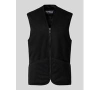 Barbour Regular Fit Weste aus Webpelz in Black, Größe 46