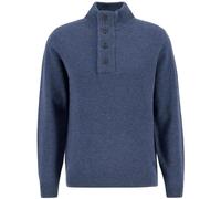 Barbour - Ribbed Funnel Neck Wool Sweater - Größe XXL - grau
