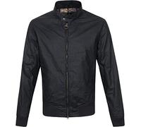 Barbour Royston Lightweight Wax Jacket in Black L