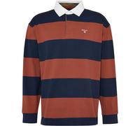 Barbour Rugby-Polo Broome Navy/Rust (Größe: XL) 54 blau
