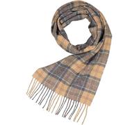 Tartan Lammwoll Schal - dress tartan beige