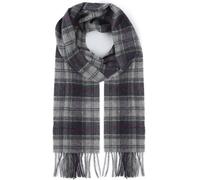 Barbour Tartan Lambswool Scarf Blue Granite