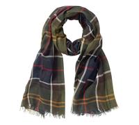 Barbour Schal mit Leinen-Anteil Damen oliv, 38